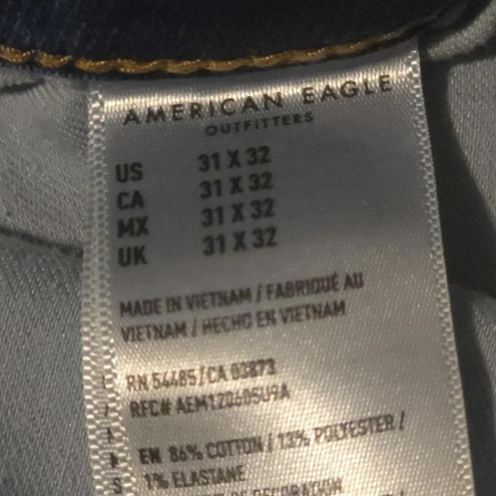 American Eagle Outfitters Dark Blue Straight Jeans